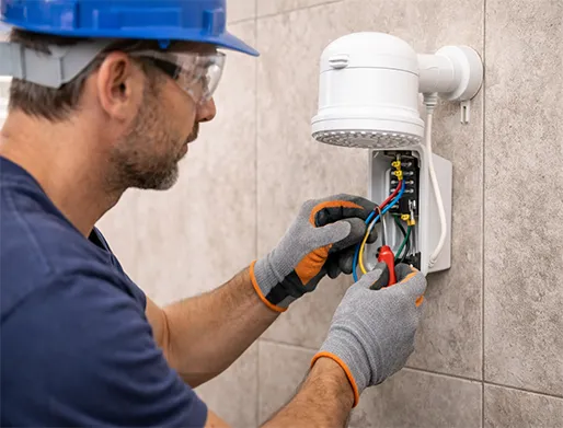 Instalação de Chuveiro